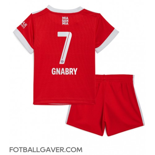 Bayern Munich Serge Gnabry #7 Fotballklær Hjemmedraktsett Barn 2022-23 Kortermet (+ korte bukser)